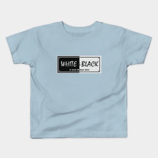 White and Black Kids T-Shirt